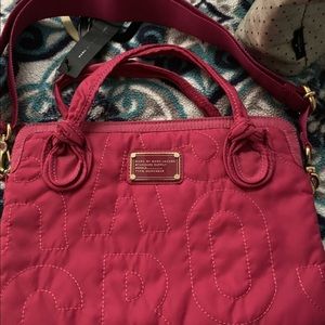 Nwt Pink quilted Marc Jacobs computer bag